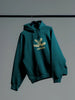 Wrogn Oversized Graphic Hoodie For Men | Teal