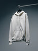 Men’s Solid Zip-Up Hoodie Sweatshirt | Snow White