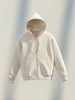Men’s Solid Zip-Up Hoodie Sweatshirt | Tapioca