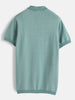 Slim Fit 100% Cotton Flat Knit Polo | Green