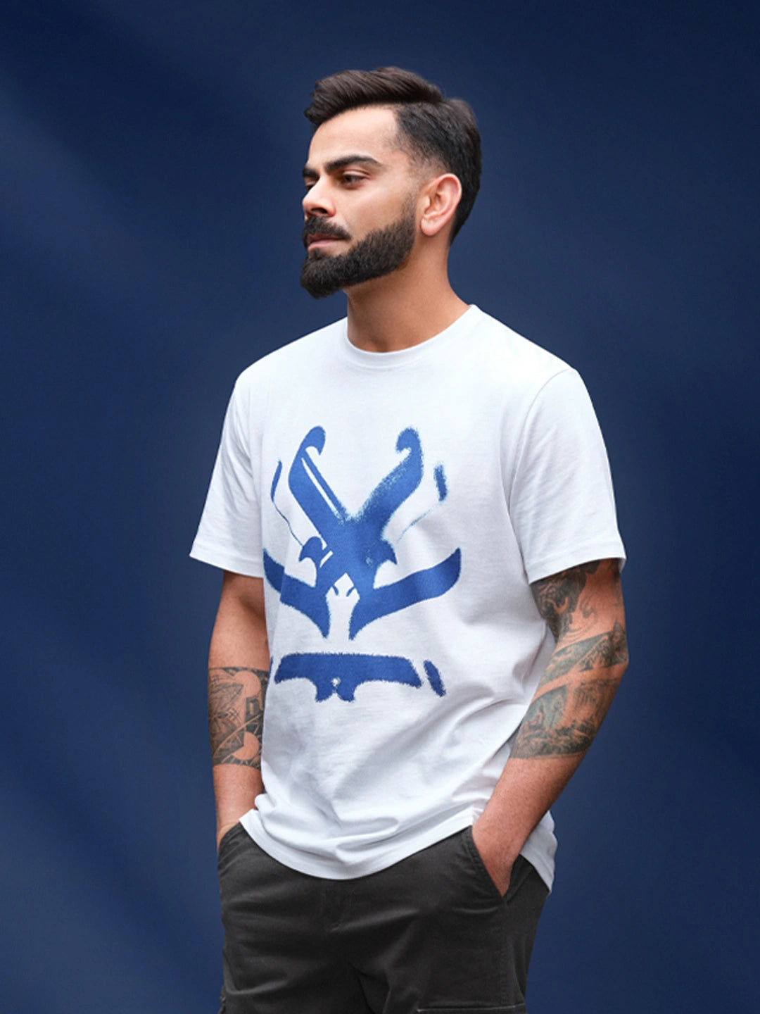 Ancient Script Inspired Brand Carrier | Off White