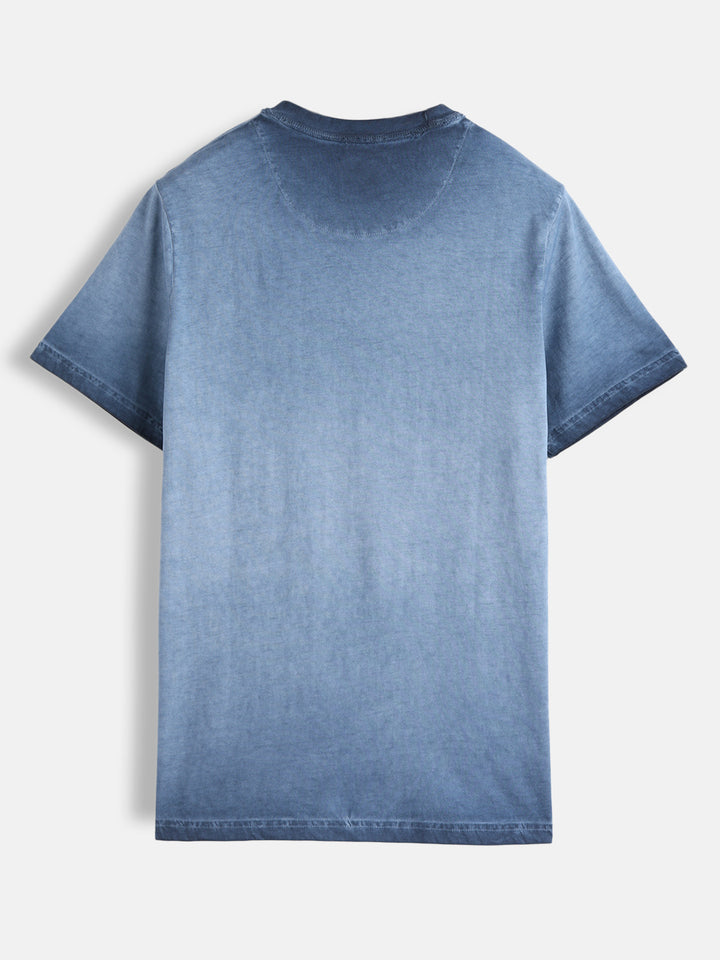 Washed Pigment Dyed T-Shirt | Blue