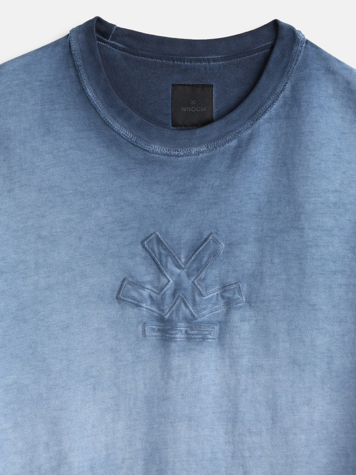 Washed Pigment Dyed T-Shirt | Blue