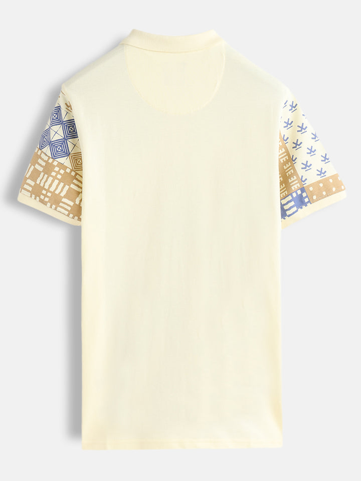 Classic AOP Polo T-Shirt | Yellow