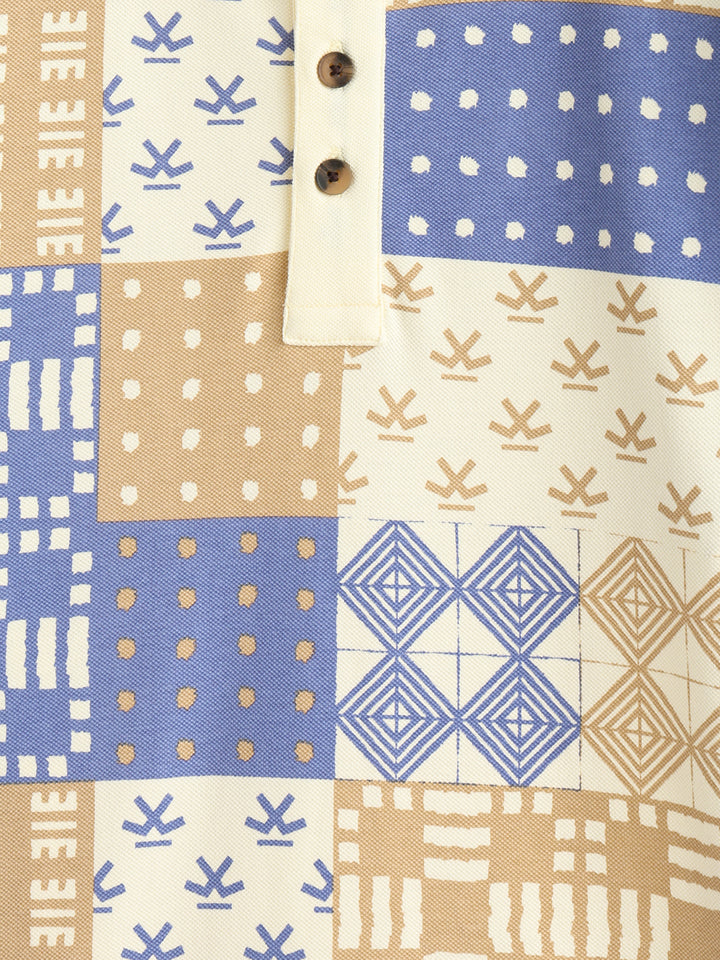 Classic AOP Polo T-Shirt | Yellow