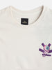 Bizarre Elements Inspired Look Deep Inside Eyeball Back Print Crew Neck T-Shirt  | Off White