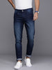 Faded Slim Fit Mid-Rise Blue Jeans