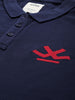 Bold Navy Polo Collar T-Shirt