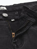 Basic Black Slim Fit Heavy Fade Denim Jeans