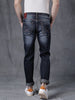 Slim Fit Stretchable Blue Jeans