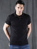 Classic Black AOP Polo T-Shirt