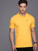 Basic Yellow Polo Collar T-Shirt