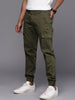 Solid Olive Cargo Jogger