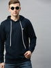 Solid Navy Pop Urban Hoodie