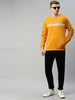 Wrogn Route Mustard Printed Sweatshirt