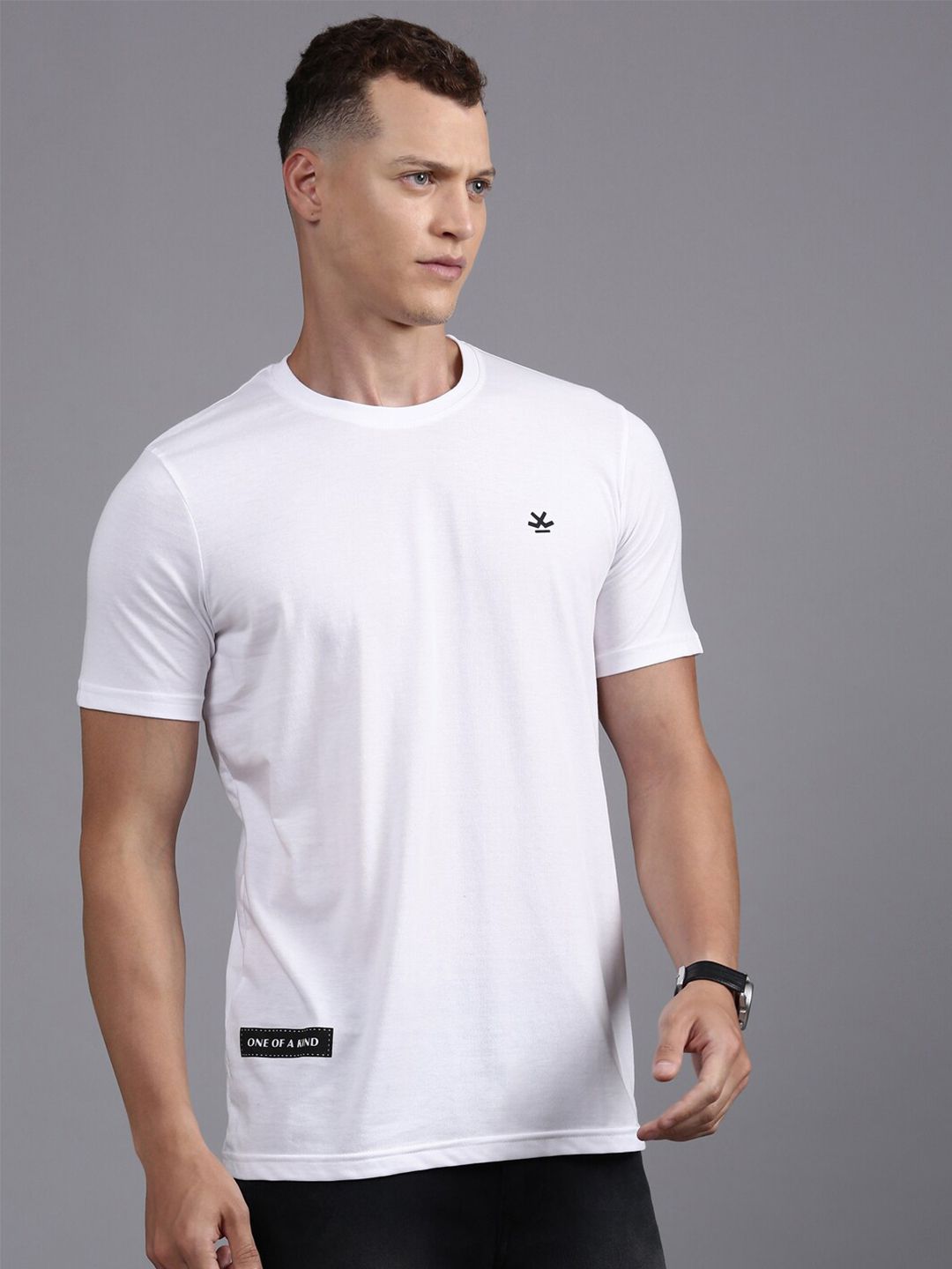 Elite White Crew Neck T-Shirt