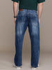 Blue Anti Fit Heavy Fade Jeans