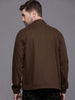 Brown Cotton Tailored Jacket