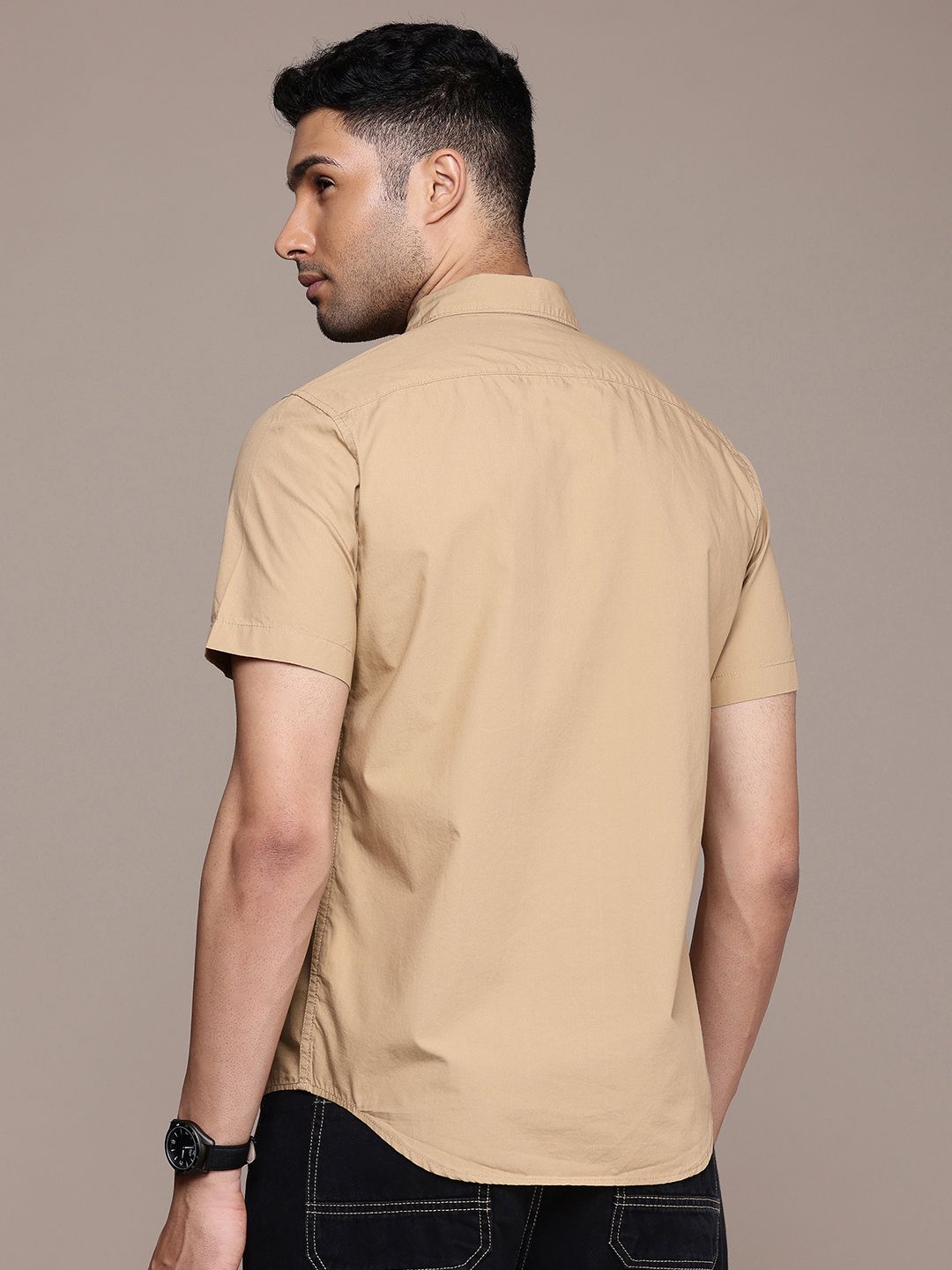 Under Process Khaki Poplin Shirt