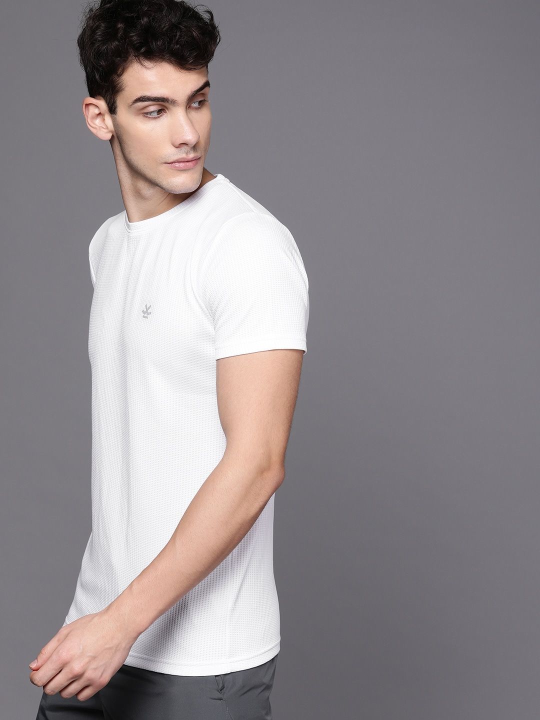 White Poly Blend Active T-Shirt