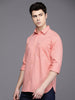 Solid Pink Formal Shirt