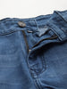 Solid Apex Blue Slim Fit Jeans