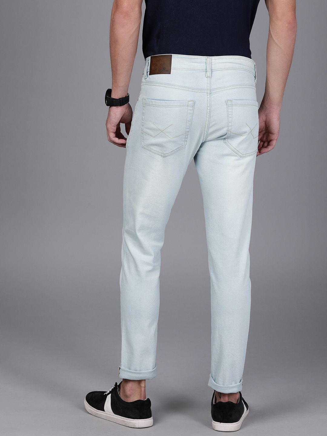 Sleek Look Stretchable Blue Jeans