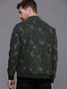 Charcoal Blue Camouflage Denim Jacket