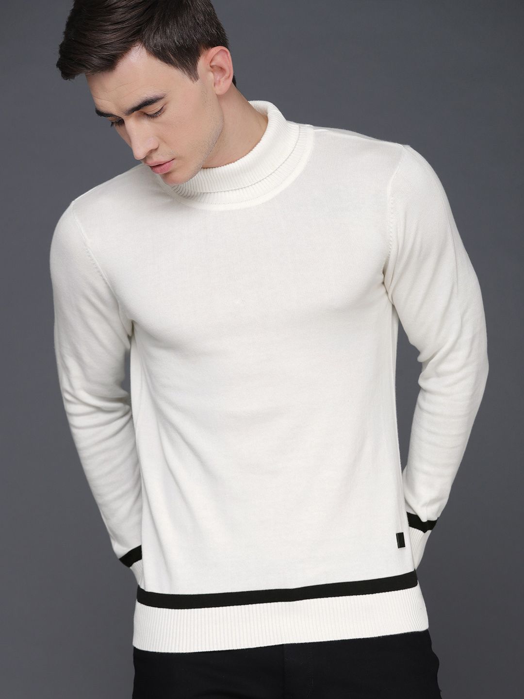 White Turtle Neck Sweater