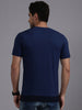 Solid Blue Round Neck T-Shirt