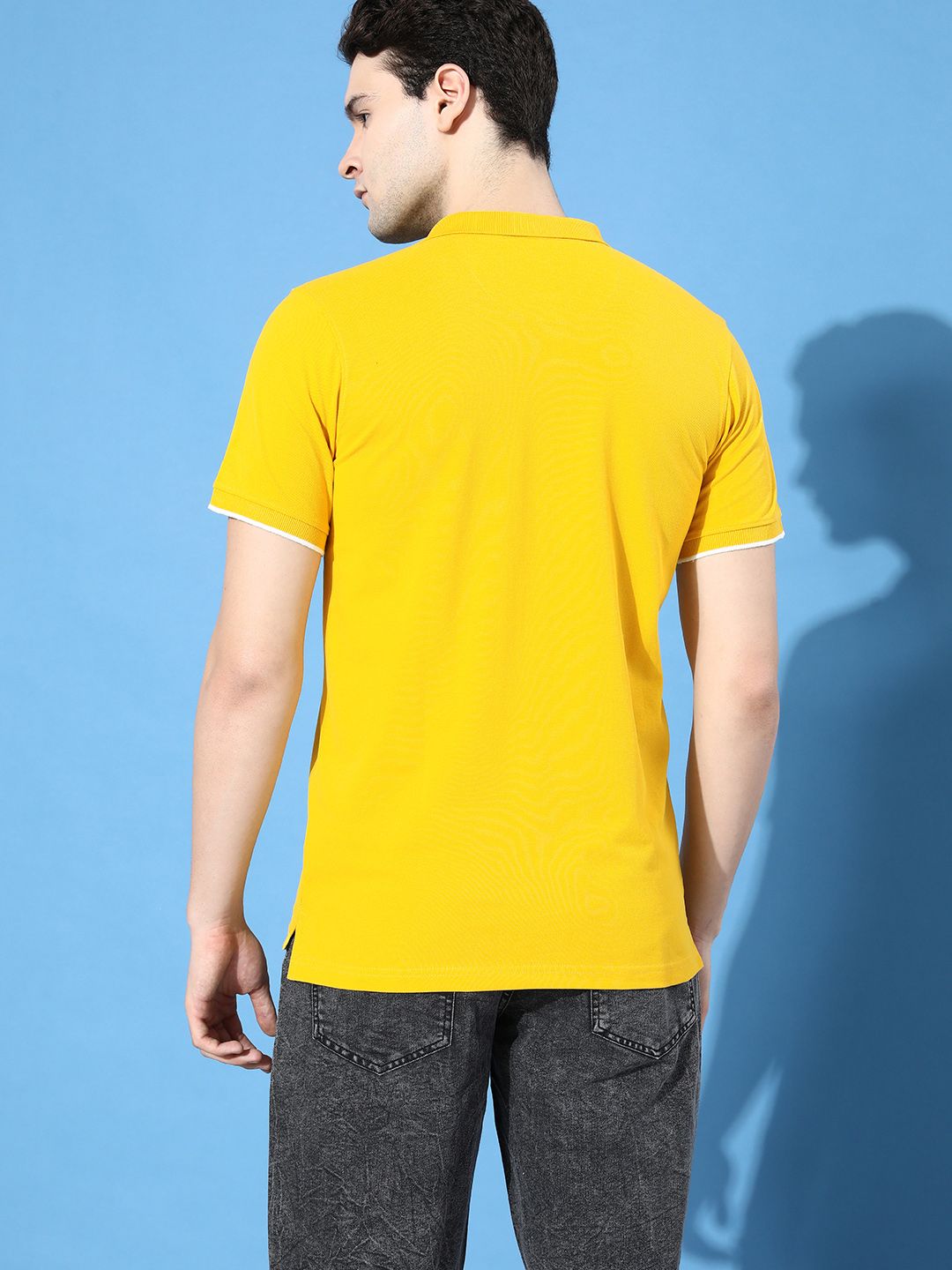 Yellow Details Polo T-Shirt