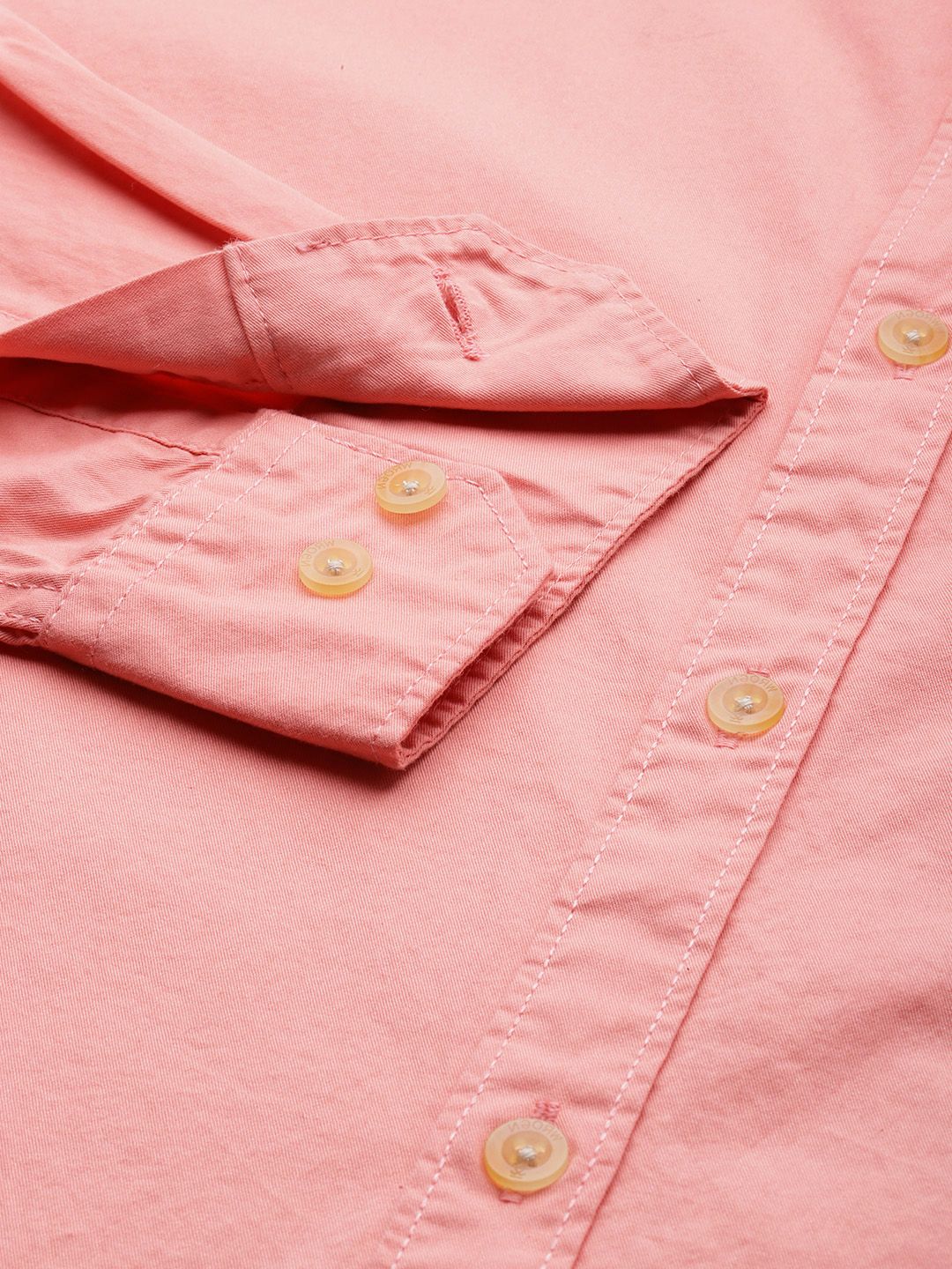 Solid Pink Formal Shirt