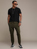 Bold Olive Woven Jogger