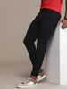 Striking Navy Blue Drawstring Cargo Jogger