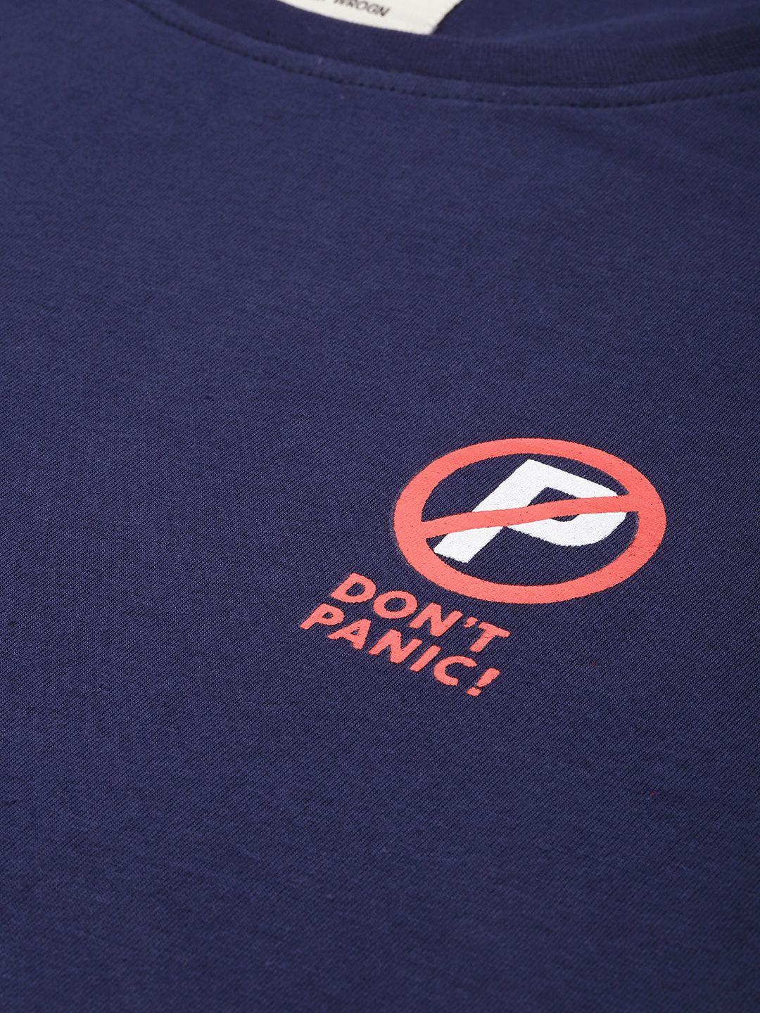 Don't Panic Printed T-Shirt