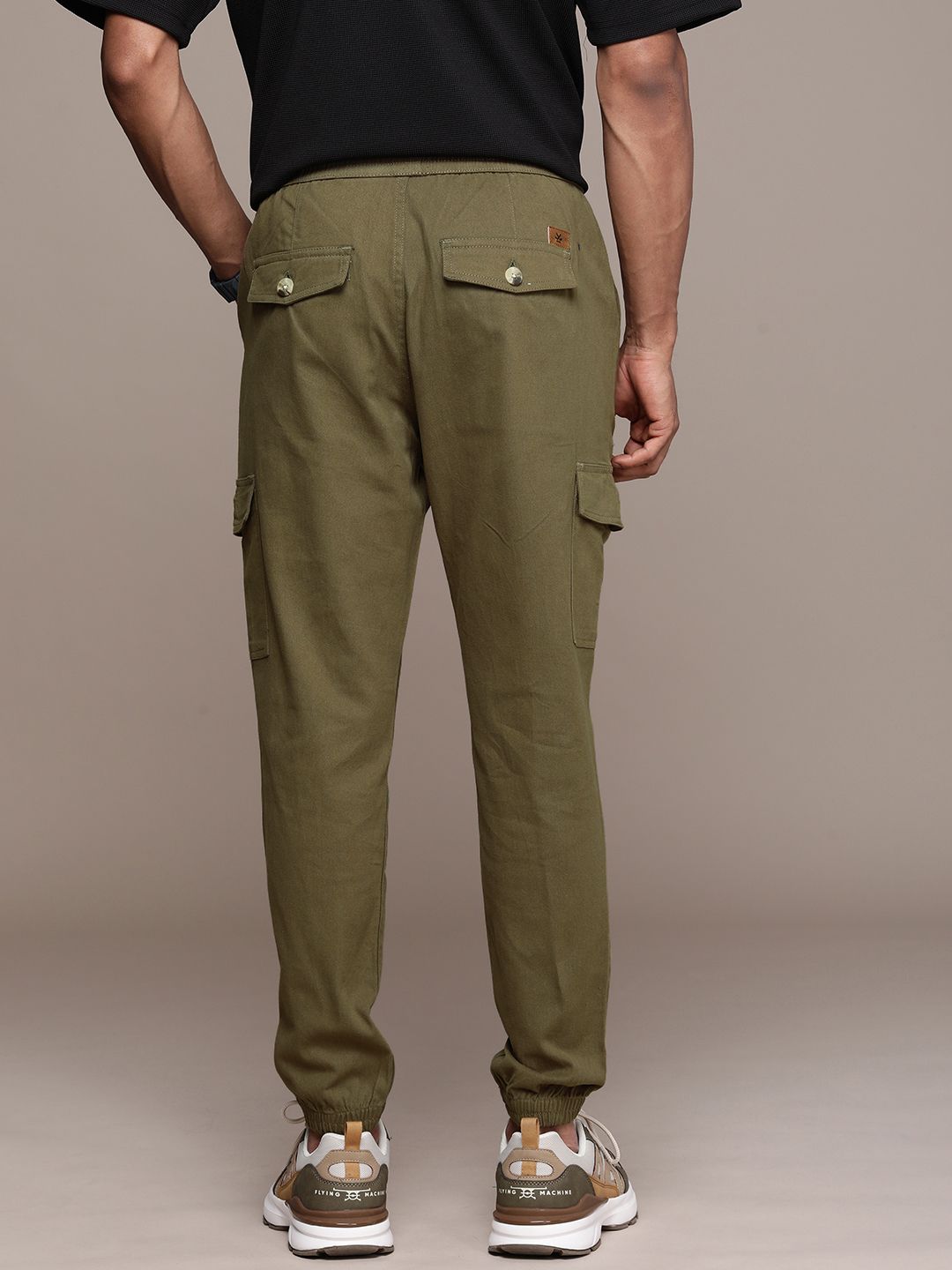 Bold Olive Green Cargo  Jogger