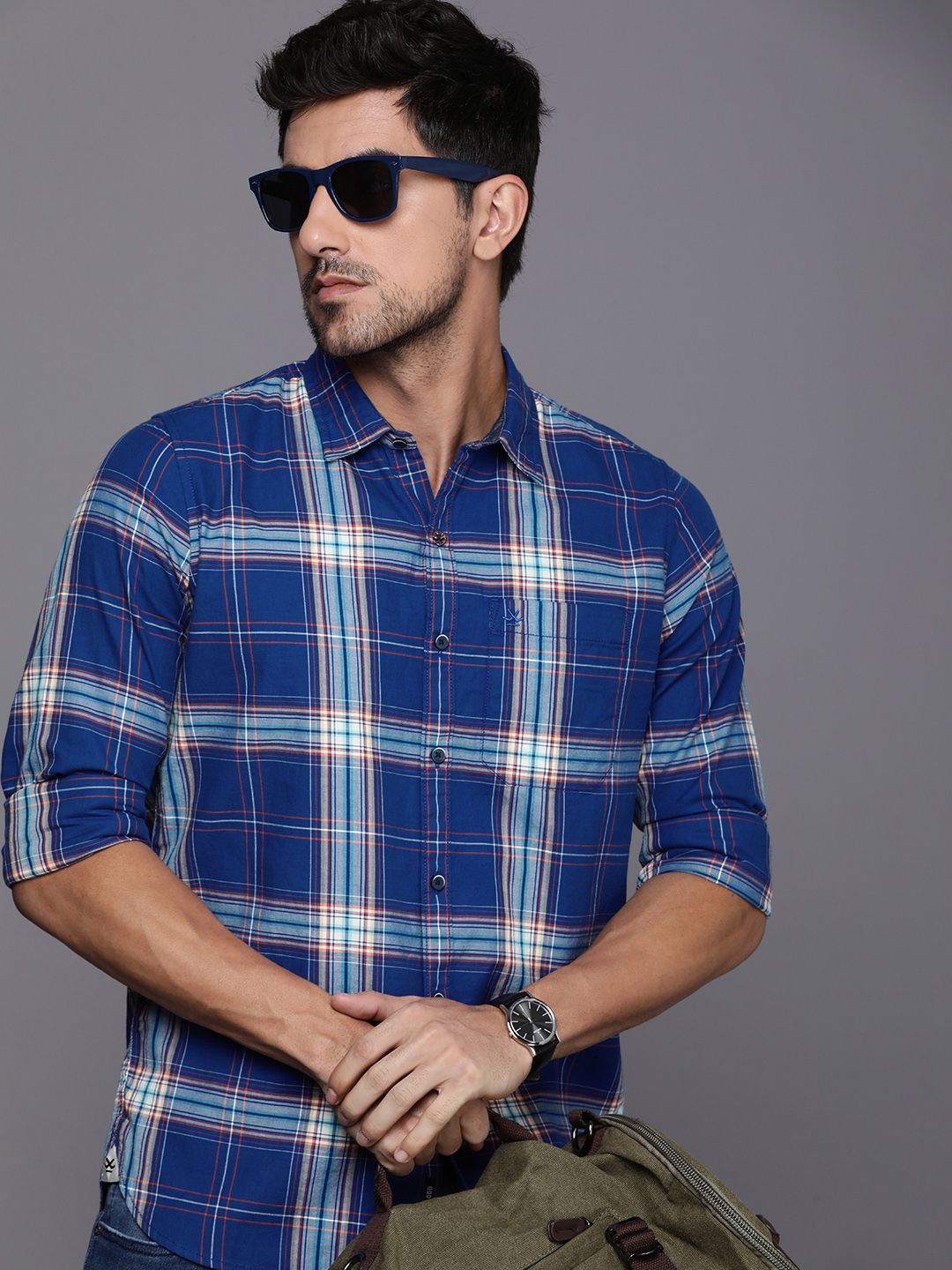 Blue Lines Basic Cotton Shirt