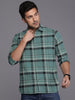 Green Blend Checked Shirt