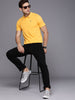 Basic Yellow Polo Collar T-Shirt