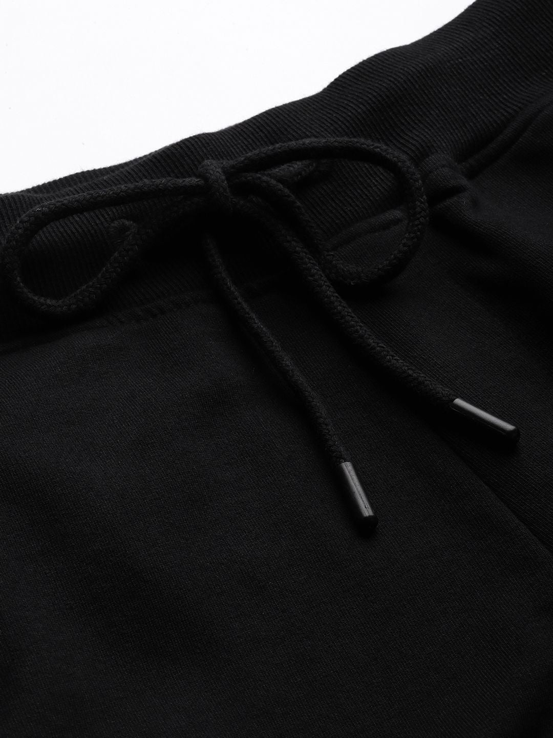 Black Solid Comfort Jogger