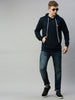 Solid Navy Pop Urban Hoodie