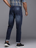 Slim Fit Shaded Blue Jeans