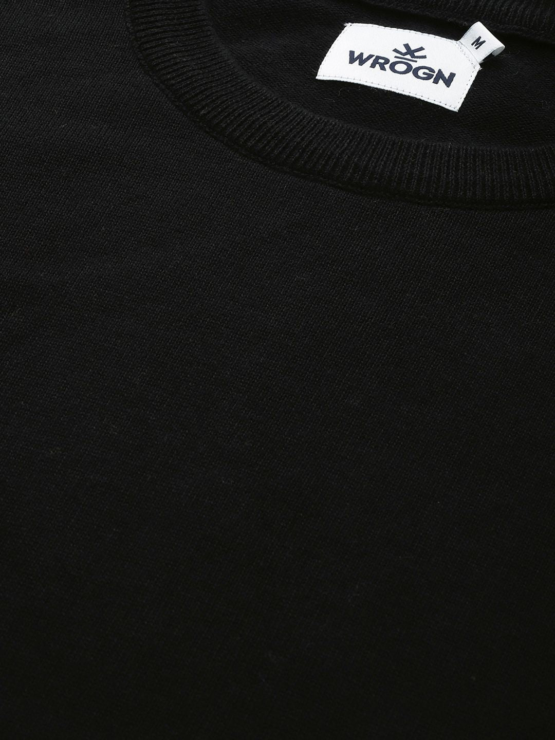 Simple Black Crewneck Shirt