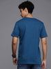 Blue AOP Printed Casual T-Shirt