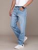 Durable Light Fade Denim Jeans