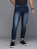 Slim Fit Heavy Fade Blue Jeans