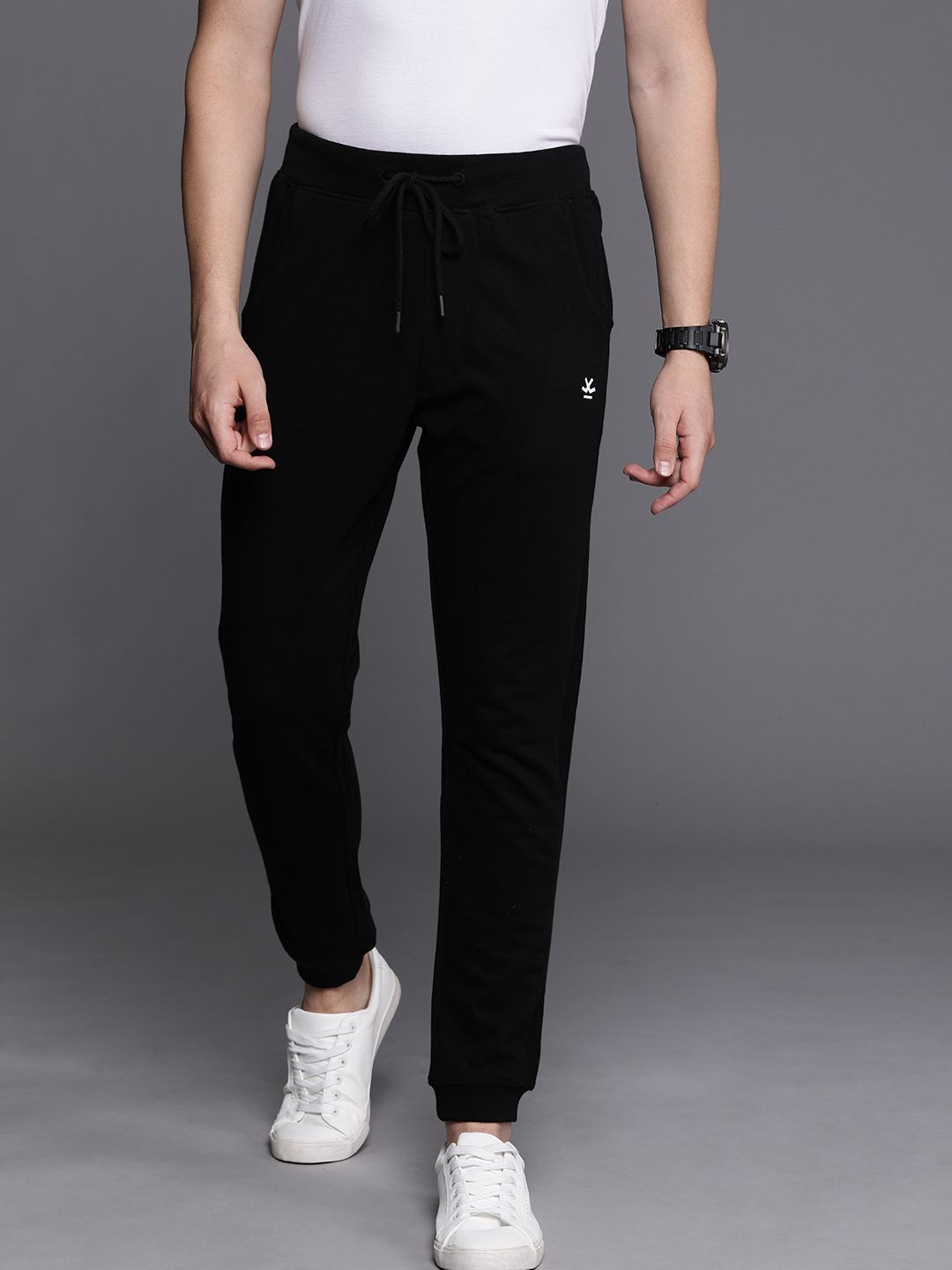 Black Solid Comfort Jogger