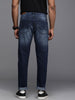 Heavy Fade Dark Blue Jeans