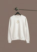 Men's Casual Branded Comfort Fit Sweatshirt  | Snow White