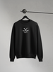 Men's Casual Branded Comfort Fit Sweatshirt  | Black